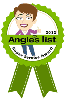 Angies List Super Service Award 2012